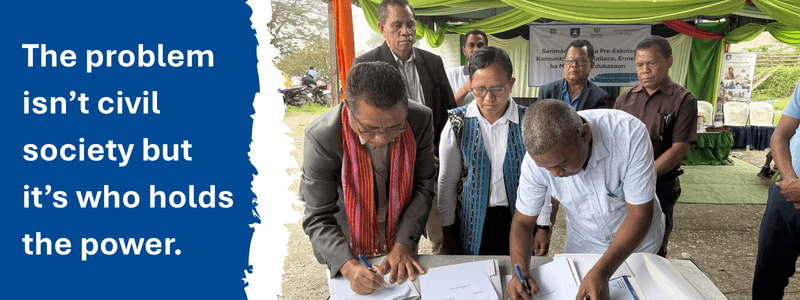 Timor-Lester handover ceremony